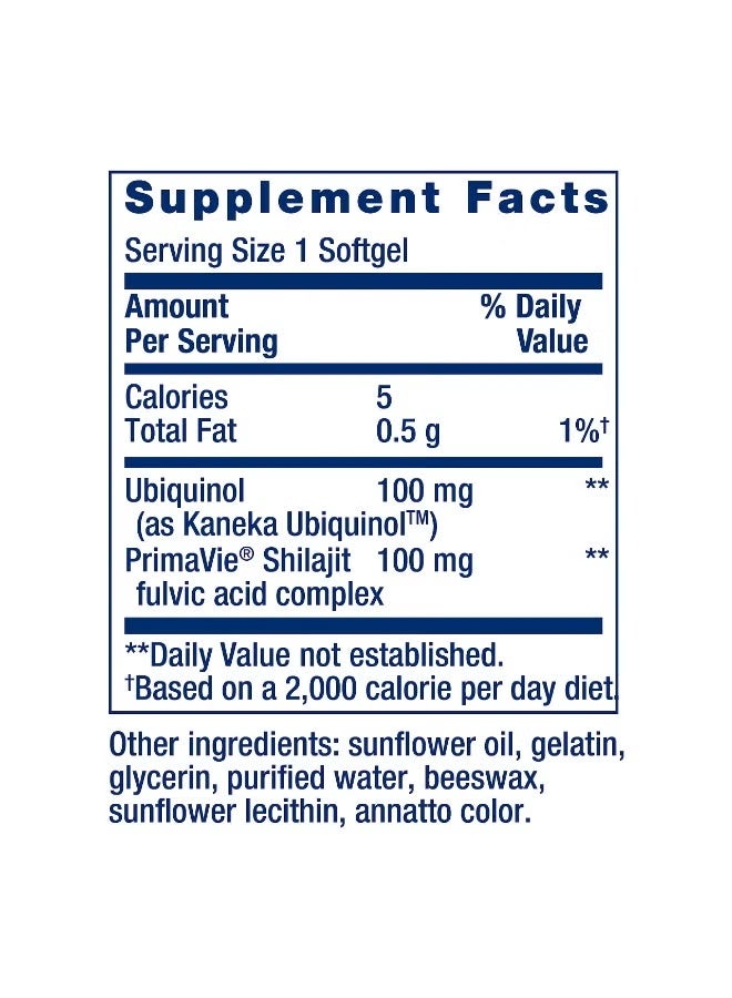 Life Extension Super Ubiquinol CoQ10 100 mg Softgels: Patented Kaneka™ Ubiquinol with PrimaVie® Shilajit Complex, 8x Enhanced Absorption, Powerful Cardiovascular & Cellular Energy Support, Featuring Mitochondrial Enhancement Technology, 60-Count - Image 2